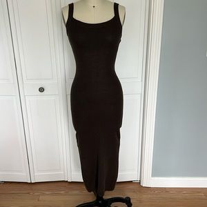 Sabo Skirt Chocolate Brown Knit Dress XXS